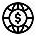 Global Dollar World Icon