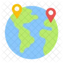 Global Location Location Gps 아이콘