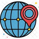 Worldwide Location Worldwide Global Icon
