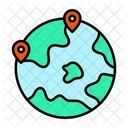 Global Location Location Gps 아이콘