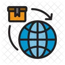 Worldwide Logistic Global International Icon
