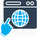 Worldwide Network Domain Internet Icon