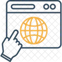 Worldwide Network Domain Internet Icon