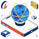 Worldwide Network Global Connection Connection Icon