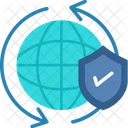 Worldwide Security Global Worldwide Icon