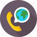 Worldwide Service Phone Icon