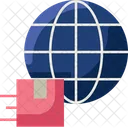 Worldwide Shipping Global Logistics Worldwide Icon