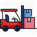 Forklift Delivery Transport アイコン