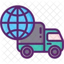 Worldwide Shipping Crowdfunding Shipping Icon