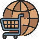 Worldwide Shipping International Shopping Icon