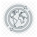 Worldwide Shipping  Icon