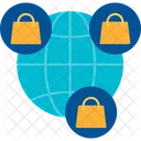 Worldwide Shopping Global Retail International Purchase Icon