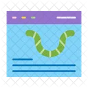 Worm Insect Bug Icon