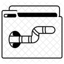 Worm Virus Malware Icon