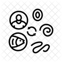 Worm Lifecycle Parasite Icon