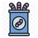 Worms Bait Fishing Icon