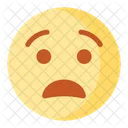Worried Anguish Frown Icon