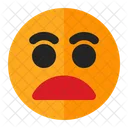 Worried Emoji Emoticon Icon