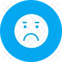 Worried Emoji Face Icon