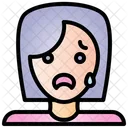 Worried Feeling Face Icon