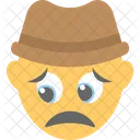 Worried Depressed Emoji Icon