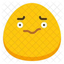 Worried Emoji Icon