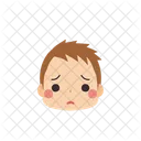 Worried Boy  Icon