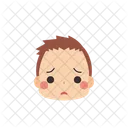 Worried Boy  Icon