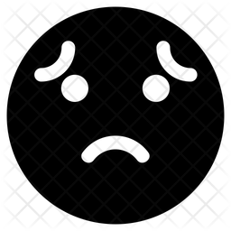 Worried Face Emoji Icon