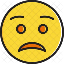 Worried face Emoji Icon