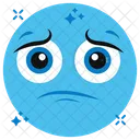 Worried Face Emoji Emoticon Icon