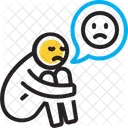 Worried Disturbed Uneasy Icon