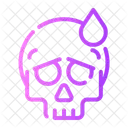 Skull Worried Emotion Icon