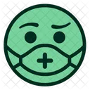 Green Mask Medical Icon