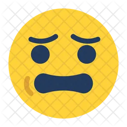Worry Emoji Icon