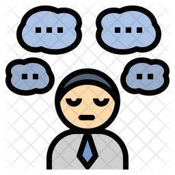 Worry Icon Of Colored Outline Style Available In Svg Png Eps Ai Icon Fonts