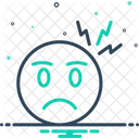 Worry Disquietness Angry Icon