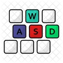 Wasd Tastatur Gaming Symbol