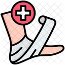 Wound Care Plaster Injury Icon