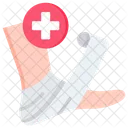 Wound Care Plaster Injury Icon