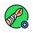 덮음 상처 청소 아이콘
