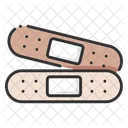 Wound Patch Band Aid Bandgae Icon