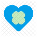 Wounded Heart Band Aid Unloved Icon