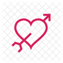 Wounded Heart Love Broken Heart Icon