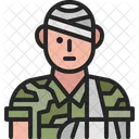 Wounded Soldier Injury Icon