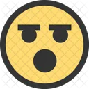 Wow Emerveiller Emoji Icône