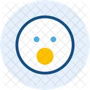 Wow Emoji Expression Icon