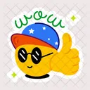 Wow Emoji  Icon