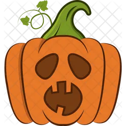 Wow Pumpkin Emoji Icon