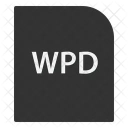 Wpd File  Icon